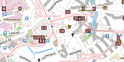 Naturkundemuseum Erfurt Stadtplan